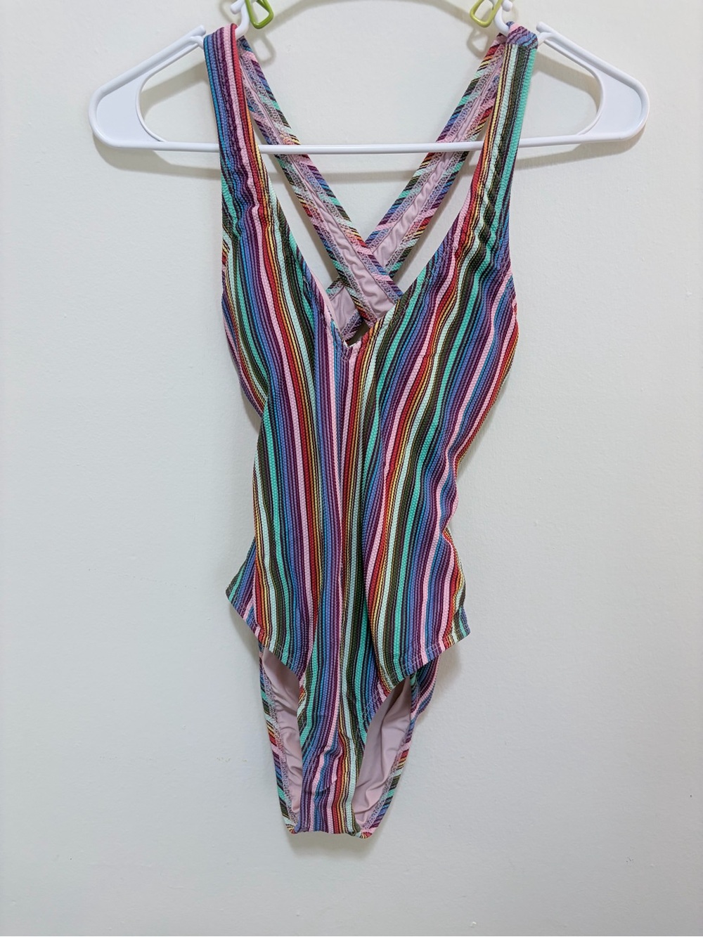 Lulu's Multicolor Striped One Piece Swim